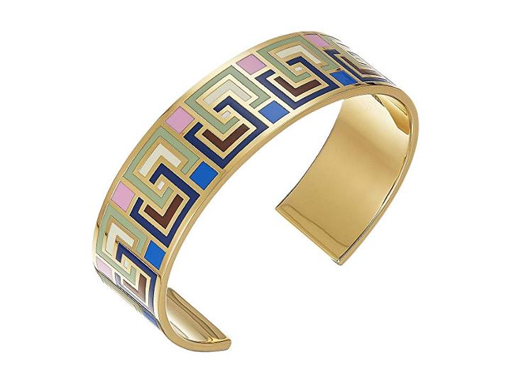 Tory Burch Picnic Box Enamel Cuff Bracelet (multi Picnic Box) Bracelet