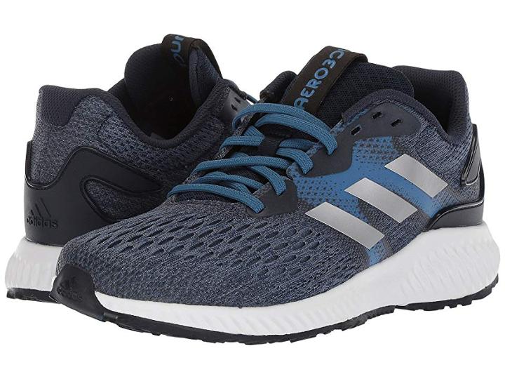 Adidas Running Aerobounce (collegiate Navy/silver Metallic/trace Royal) Men's Running Shoes