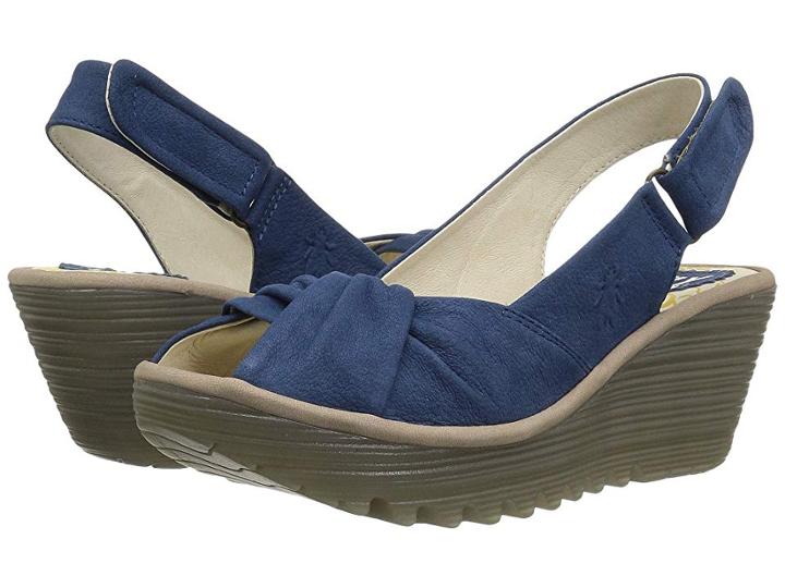Fly London Yata820fly (blue/concrete Cupido) Women's Shoes