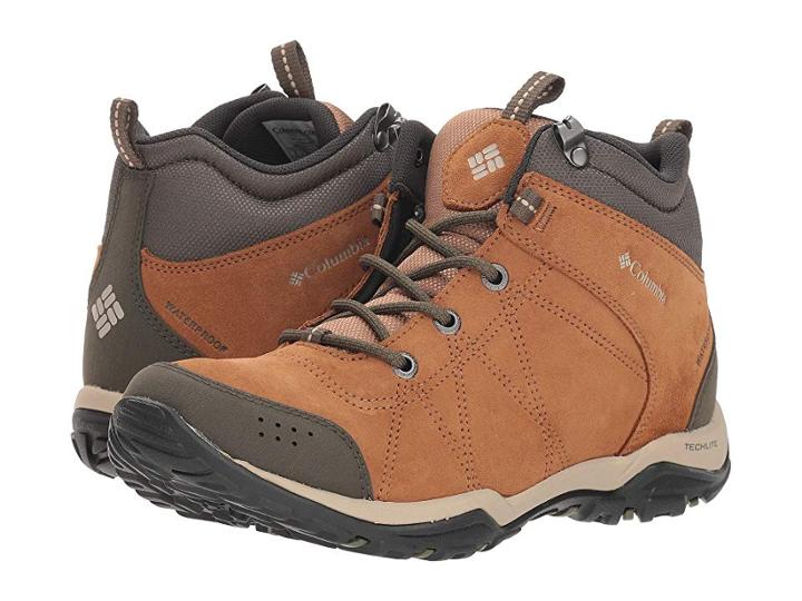 Columbia Fire Venture Mid Waterproof (elk/ancient Fossil) Women's Waterproof Boots