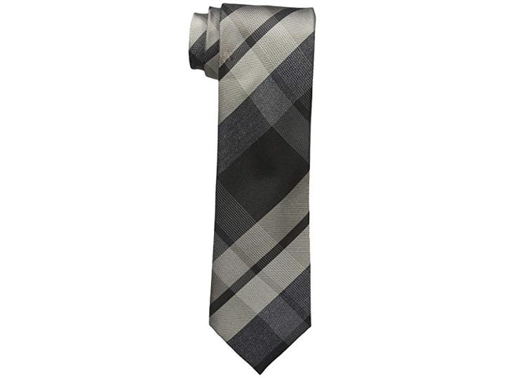 Kenneth Cole Reaction Glacier Plaid (black) Ties