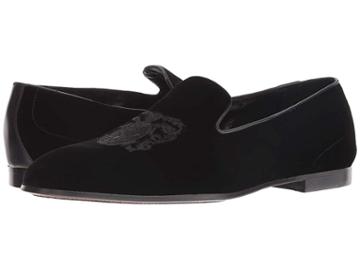 Bruno Magli Sacco By Magli (black Velvet) Men's Shoes