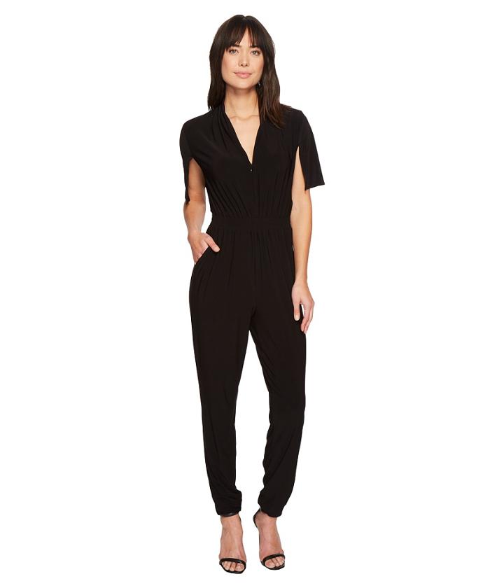 Laundry By Shelli Segal Jersey Jumpsuit (black) Women's Jumpsuit & Rompers One Piece