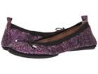 Yosi Samra Sandrine (violet Glitter) Women's Flat Shoes