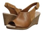Clarks Lafley Jess (tan Leather/suede Combi) Women's Sandals
