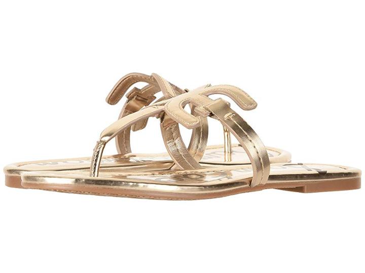 Sam Edelman Carter (molten Gold Liquid Metallic) Women's Sandals