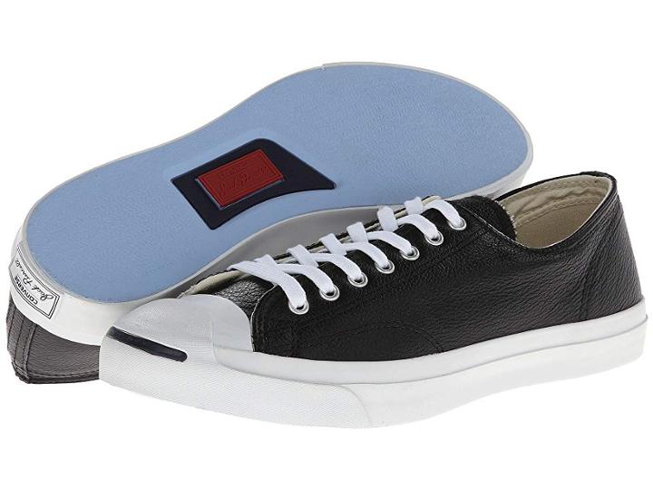 Converse Jack Purcell(r) Leather (black/white) Classic Shoes
