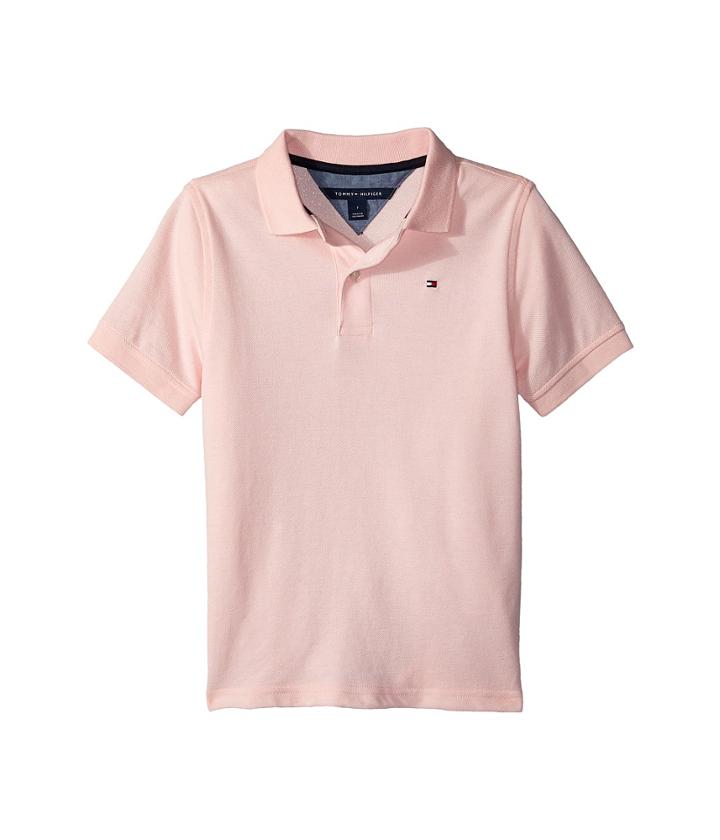 Tommy Hilfiger Kids Space Polo (big Kids) (crystal Rose) Boy's Clothing