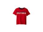 Tommy Hilfiger Kids Hilfiger Logo Graphic Tee (big Kids) (regal Red) Boy's T Shirt