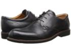 Ecco Findlay Tie (black/marine) Men's Plain Toe Shoes