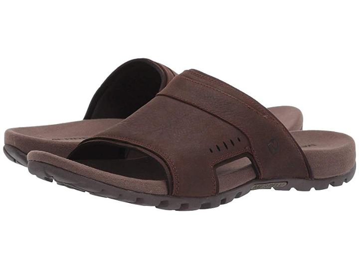 Merrell Sandspur Lee Slide (dark Earth) Men's Shoes