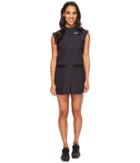 Nike Golf Woven Romper (black/flat Silver) Women's Dress