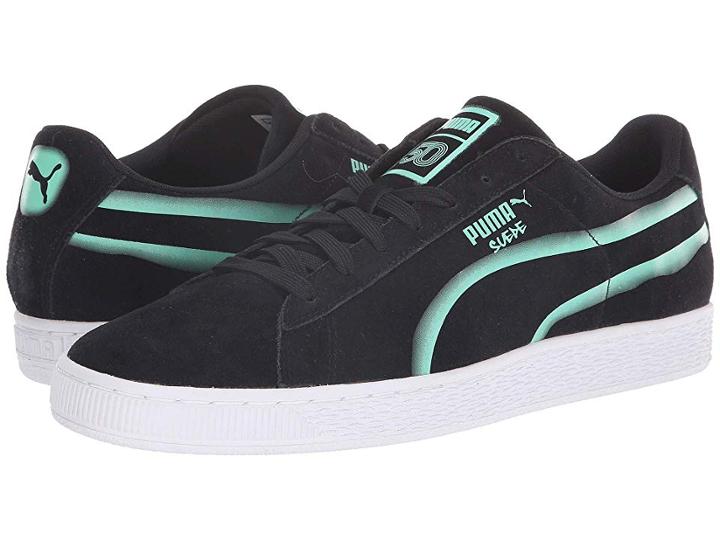 Puma Suede Classic X Hollows (puma Black/biscay Green) Men's Shoes