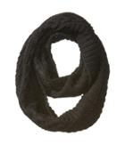 Polo Ralph Lauren Traveling Aran Neck Ring Scarf (black) Scarves