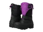 Tundra Boots Kids Quebec Wide (toddler/little Kid/big Kid) (black/hearts) Girls Shoes
