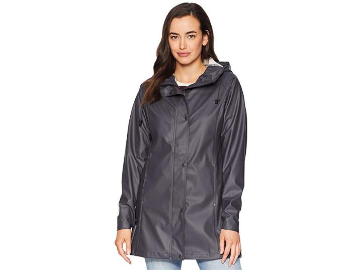 Ilse Jacobsen Lightweight Slicker (dark Antracite) Women's Coat