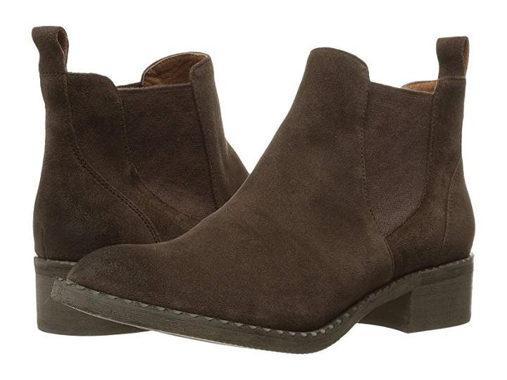 Gentle Souls By Kenneth Cole Binx (dark Brown Suede) Women's Shoes