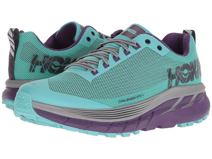 Hoka One One Challenger Atr 4 (pool Blue/grape Royale) Women's Running Shoes