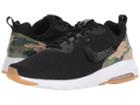 Nike Air Max Motion Low Premium (black/black/mushroom/gum Light Brown) Men's Running Shoes