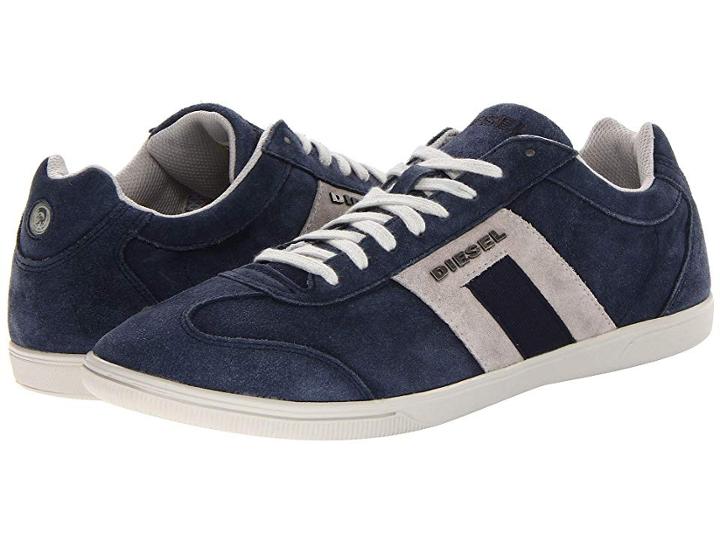 Diesel Happy Hours Vintagy Lounge (india Ink/silver Birch) Men's Lace Up Casual Shoes