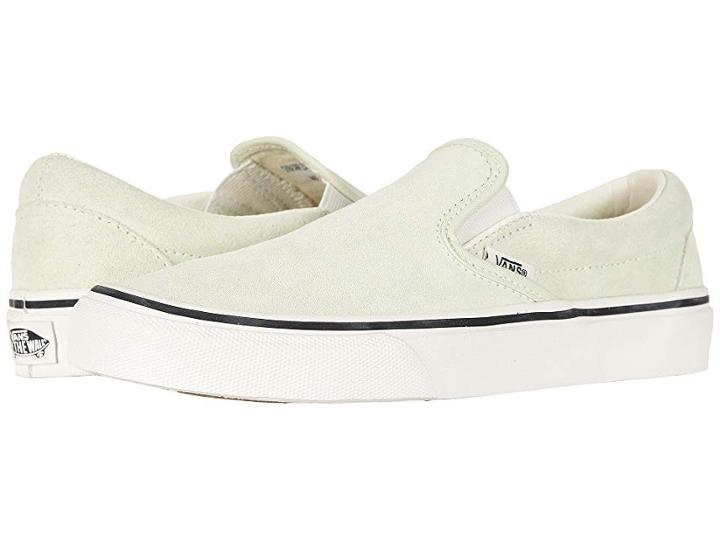 Vans Classic Slip-ontm ((suede) Ambrosia/true White) Skate Shoes