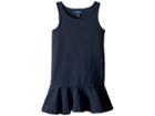 Polo Ralph Lauren Kids Ponte Sleeveless Dress (little Kids) (aviator Navy) Girl's Dress