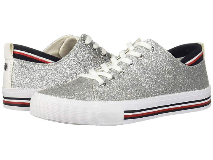 Tommy Hilfiger Two (silver Multi Texture) Women's Shoes
