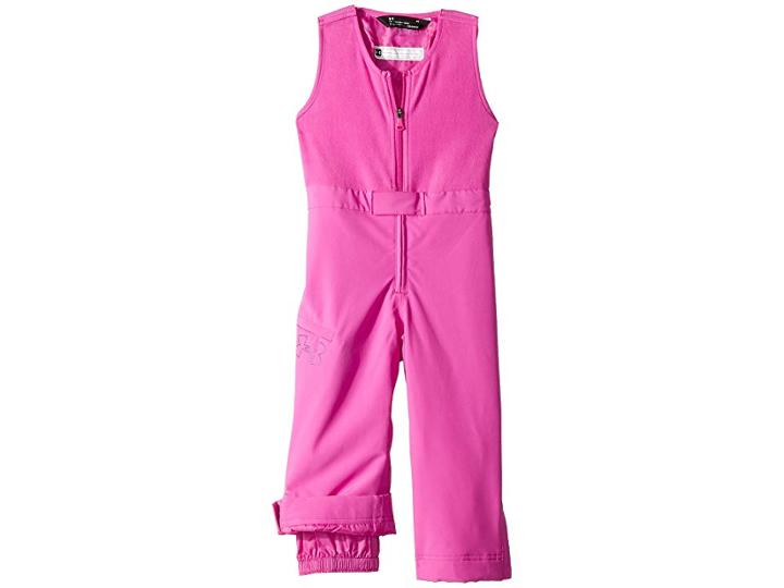 Under Armour Kids Ua Alderhorn Bib (toddler) (flou Fuchsia) Girl's Jumpsuit & Rompers One Piece