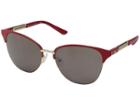 Guess Gg1137 (shiny Red/gradient Brown) Fashion Sunglasses