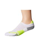 Nike Nikegrip Elite No Show Tennis Socks (white/volt/volt) No Show Socks Shoes