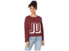 Juicy Couture Juicy Oversize Logo Pullover (claret) Women's Clothing