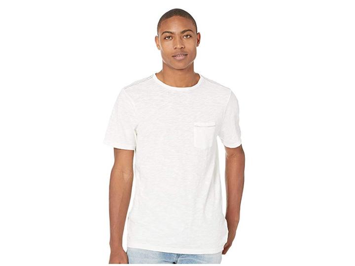 Roark Well Worn Short Sleeve Knit (off-white 2) Men's Clothing