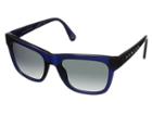 Diane Von Furstenberg Leah (cosmic Cobalt) Fashion Sunglasses