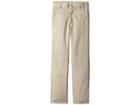 Nautica Kids Slim Flat Front Twill Double Knee Pants (big Kids) (khaki) Boy's Casual Pants