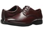 Nunn Bush Devine Plain Toe Oxford With Kore Walking Comfort Technology (brown) Men's Lace Up Casual Shoes