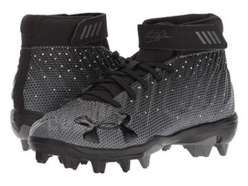Under Armour Kids Harper Rm Jr. Baseball (little Kid/big Kid) (black/black) Kids Shoes
