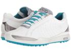 Ecco Golf Biom Hybrid Hydromax Ii (white/capri Breeze) Women's Shoes