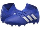 Adidas Kids Nemeziz 18.3 Fg Soccer (little Kid/big Kid) (blue/white) Kids Shoes