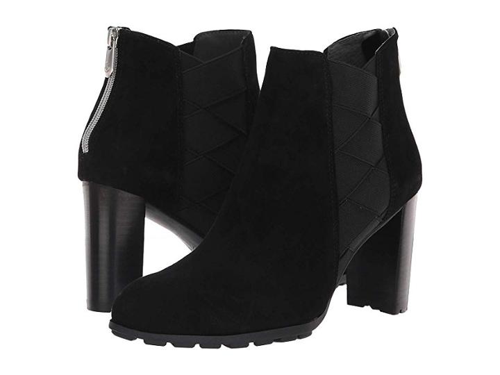 Adrienne Vittadini Trinie (black Kid Suede) Women's Shoes