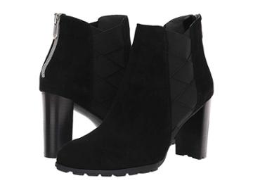 Adrienne Vittadini Trinie (black Kid Suede) Women's Shoes