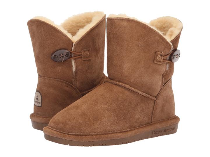 Bearpaw Kids Rosie (little Kid/big Kid) (hickory) Girls Shoes