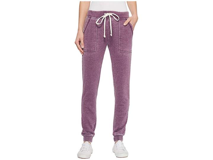 Alternative Burnout French Terry Long Weekend Pants (plum) Women's Casual Pants