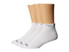 Drymax Sport Thin Run Mini Crew 3-pair Pack (white) Crew Cut Socks Shoes