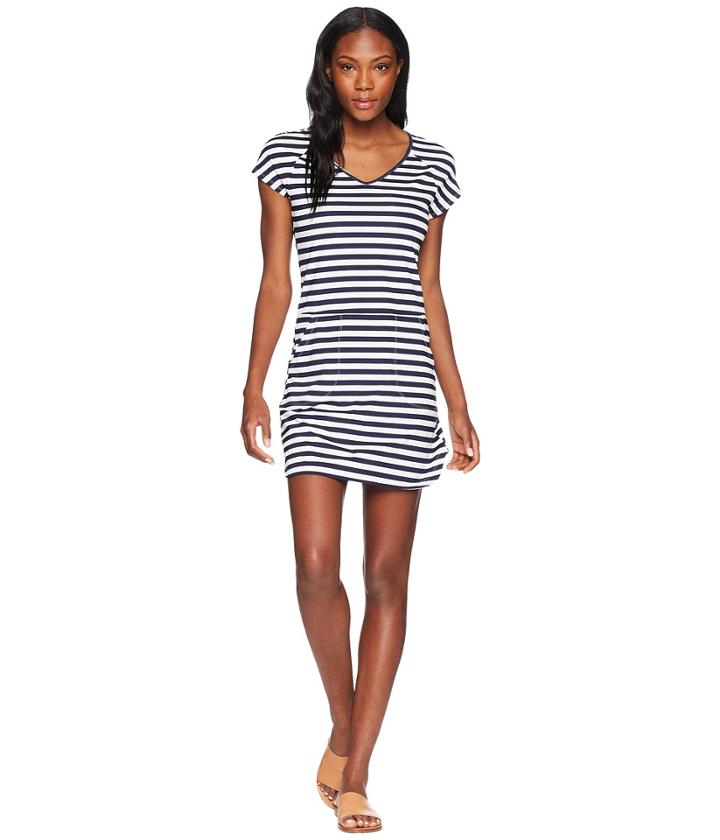 Lole Energic Dress (mirtillo Blue Stripe) Women's Dress