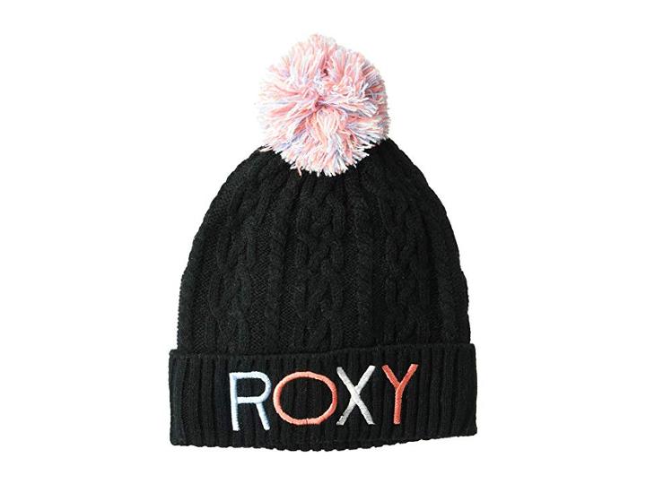 Roxy Kids Baylee Beanie (little Kids/big Kids) (true Black) Beanies