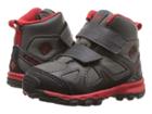 Columbia Kids Peakfreaktm Xcrsn Mid Waterproof (toddler) (city Grey/bright Red) Boys Shoes
