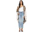Free People Bali Wrapped In Blooms Shawl (neutral Combo) Women's Sweater