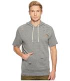 Alternative Super Distressed Baller Hoodie (eco Grey) Men's Sweatshirt