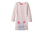 Joules Kids Applique Dress (infant) (multi Stripe Mouse) Girl's Dress