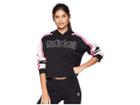 Adidas Originals Racing Aa-43 Cropped Hooded Sweatshirt (black) Women's Sweatshirt